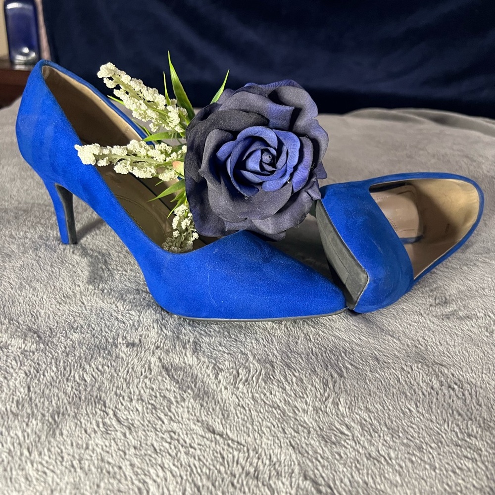 Elegant Blue Women's Heels